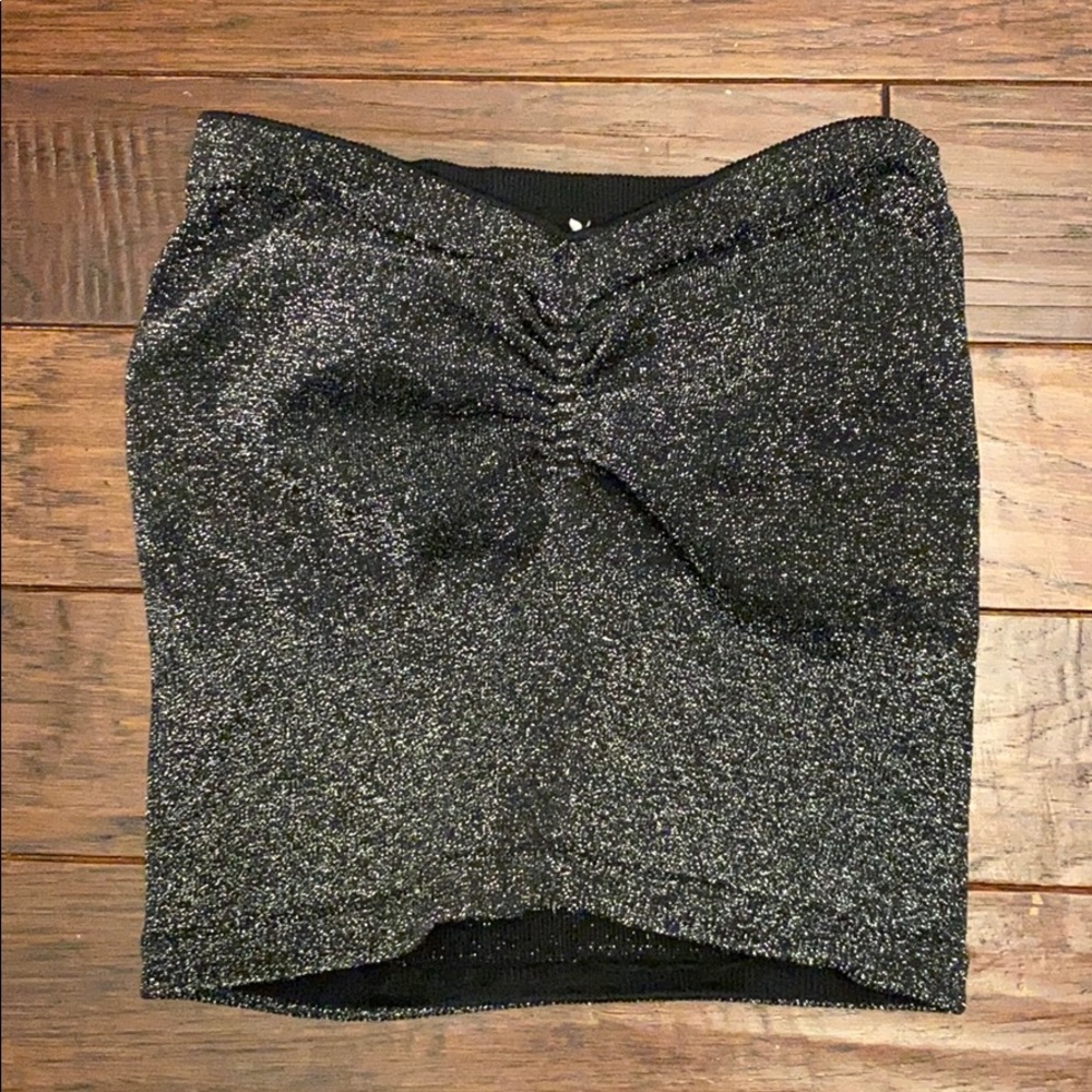 Sparkly tube top